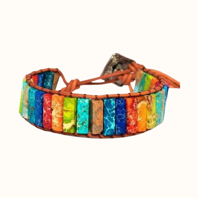 "Levensenergie" – Jaspis Chakra Armband